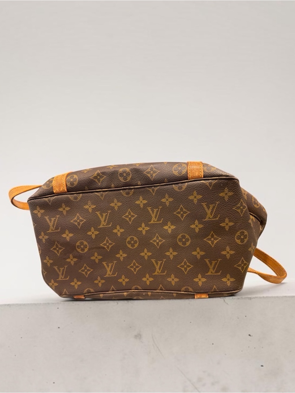 Louis Vuitton Brown Monogram Canvas Tote with Vachetta Leather Straps - Picture 6 of 14